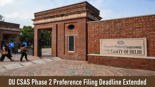 DU UG Admission 2024: CSAS Phase 2 Preference Filing Deadline Extended, Check Extended Date