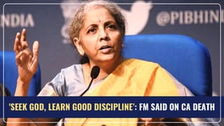 EY Employee Death: Nirmala Sitharaman said ‘Seek God and Learn Good Discipline’