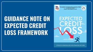 ICAI Publication on Expected Credit Loss Framework