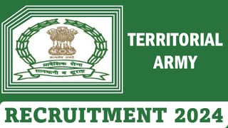 Territorial Army Recruitment 2024: Application Process Started, Apply Before Last Date