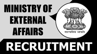 Ministry of External Affairs Recruitment 2024: Apply For Consultant Post, Application Already Begun