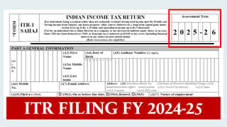 Who all need to file Income Tax Return (ITR) for FY 24-25