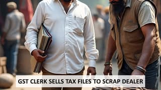 Drunk GST Clerk Caught Selling Tax Files to Scrap Dealer for Rs 5000
