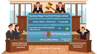 ITAT Deletes Disallowance Under Section 40A(3) for Cash Payments Made on Behalf of Third Party