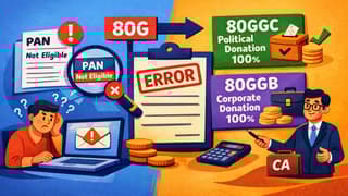 Got intimation that Donee PAN is not eligible for Section 80G deduction: CA shares solution for correction