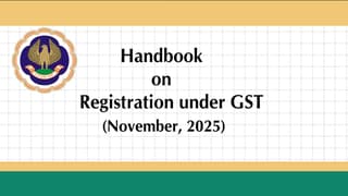 ICAI Releases Third Edition of its Handbook on Registration Under GST