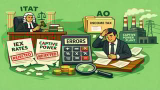 ITAT Rejects IEX Rates for Captive Power and Orders Correction of AO’s Computational Errors