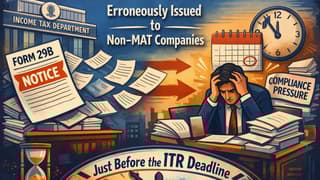 Erroneous Form 29B Demand Notices: System Glitch Triggers MAT Notices for Non-MAT Companies