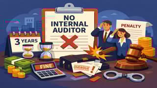Company Faces Penalty For Not Appointing Internal Auditor for Three Financial Years