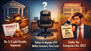 Crossing Rs. 10 Crore Capital Without a CFO Violates Section 203; Company and Its Director Penalised