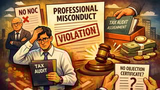 ICAI Penalises CA for Accepting Tax Audit Without Obtaining NOC from Previous Auditor