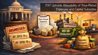 ITAT Upholds Allowability of Prior-Period Expenses and Capital Subsidies