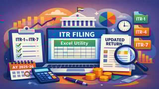 ITR Filing AY 2025-26: Income Tax Dept Notifies Excel Utilities for Filing Updated Returns in ITR-1 to ITR-7