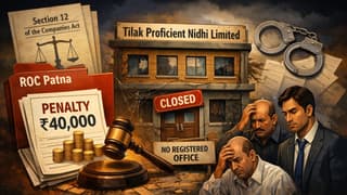 ROC Levies Rs. 40,000 Penalty on Company and Its Directors for Non-Maintenance of Registered Office