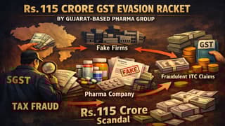 SGST Busts Rs. 115 Crore GST Evasion Racket in Gujarat Involving Pharmaceutical Group; Two Held