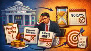 Director Penalised for Incorrect AGM Date Disclosure in E-Form MGT-7 Filing