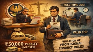 ICAI Disciplinary Committee Reprimands CA for Holding Full-Time Job While Retaining COP, Penalty Levied