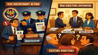 ICAI Reprimands CA for Appointing New Directors Without Obtaining Consent from Existing Directors