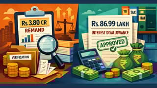 ITAT Remands Rs. 3.80 Cr Addition for Fresh Verification; Upholds Deletion of Rs. 86.99 Lakh Interest Disallowance