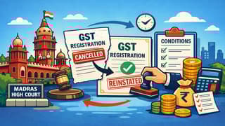 Madras High Court Revives Cancelled GST Registration Subject to Certain Conditions