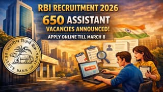 RBI Recruitment 2026 Notification OUT: 650 Assistant Vacancies Announced, Apply Online Till March 8