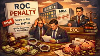 ROC Imposes Penalty on company for failing to alter objects as per change in business line