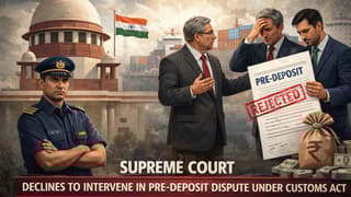Supreme Court Declines to Intervene in Pre-Deposit Dispute Under Customs Act