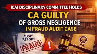 ICAI Disciplinary Committee Holds CA Guilty of Gross Negligence in Fraud Audit Case