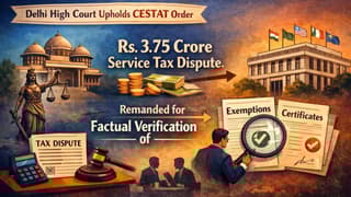 Delhi HC Upholds CESTAT Remand in Rs. 3.75 Crore Service Tax Dispute Over Embassy Exemption Claims