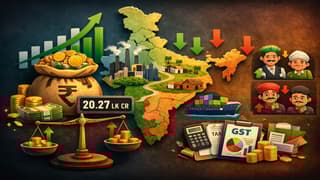GST Collections Jump 8.1% to Rs 1.83 Lakh Crore in February; Revenue Crosses Rs 20 Lakh Crore