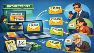 Income Tax Dept Sending Emails Having Similar Figures to Several Taxpayers