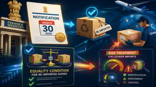 Risk-based treatment to apply for certain goods re-imported through courier mode [Read Notification]