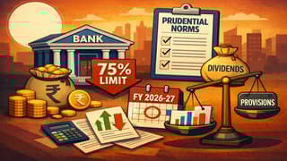 RBI Limits Bank Dividend Payouts at 75% of PAT, New Prudential Norms Effective FY 2026-27