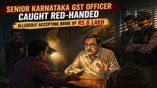 Senior Karnataka GST Officer Caught Red-Handed While Allegedly Accepting Bribe of Rs 6 Lakh