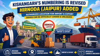 Customs Notification Hirnoda Jaipur Import/Export