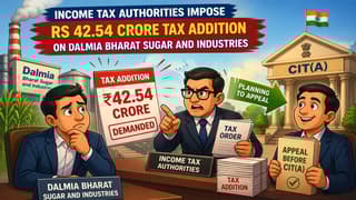 Dalmia Bharat Sugar and Industries Faces Rs 42.54 Crore Income Tax Additions; Plans to Appeal