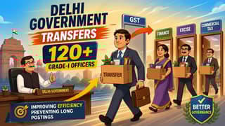 Delhi Govt Transfers Over 120 Grade-I (DSS) Officers in Major Administrative Reshuffle