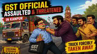 GST Officer Attacked in Kanpur During Truck Check; Accused Threatened to Shoot