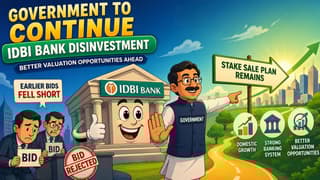 Government to Continue IDBI Bank Disinvestment