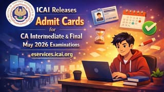 ICAI CA Intermediate and Final May 2026: Admit Card Now Available to Download at eservices.icai.org