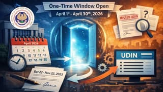 ICAI Opens One-Time Relaxation Window for Generating Missed UDINs