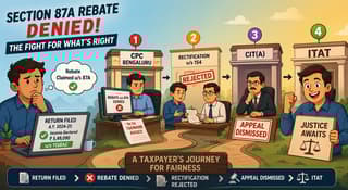 Rebate under Sec 87A cannot be denied just because income includes STCG (Sec 111A), if total income is below Rs. 7 lakh: ITAT