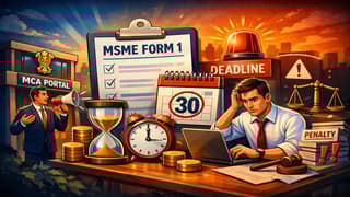 MCA Portal Update: File MSME Form 1 by April 30 to Avoid Penalties