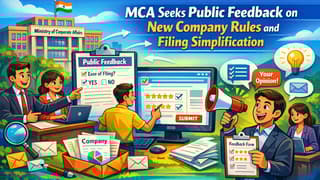 MCA Invites Public Feedback on Company Law Amendments and Filing Reforms