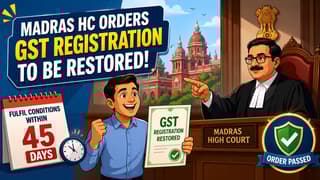 Madras High Court Restores GST Registration Number Subject to Certain Conditions