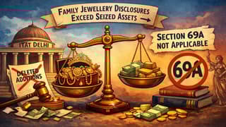 No Section 69A Addition Where Family Jewellery Exceeds Seized Assets