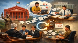 Income Tax Reassessment Passed Ex Parte Due to Notices Sent to Wrong Email