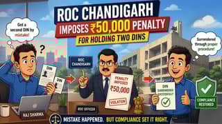 ROC Chandigarh Penalty Director DIN Case