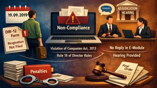 ROC Issues Penalty Order for Non-Filing of DIR-12 for Director’s Resignation