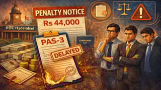 Company and Directors Penalised for Form PAS-3 Delayed Filing: ROC